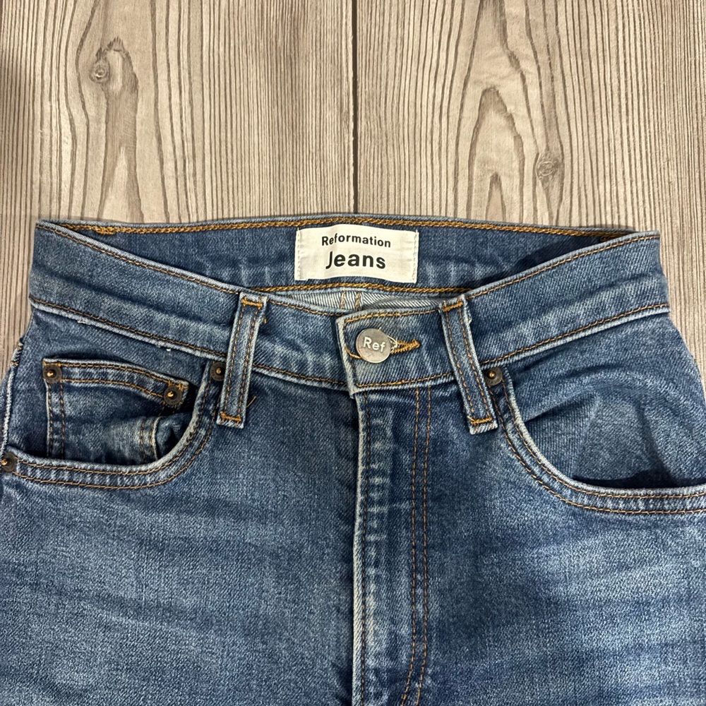 Reformation Classic Blue Straight women’s skinny jeans